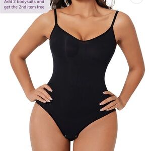 Black Shapewear Bodysuit XS HeyShape